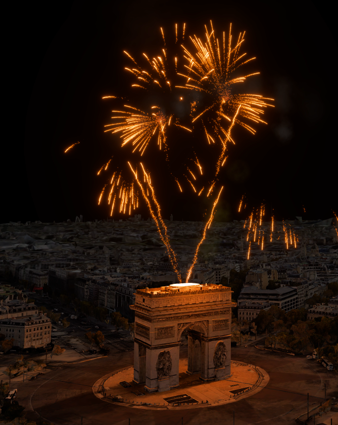 Virtual Pyromusical Shows